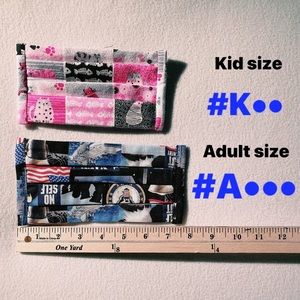 Handmade Reusable 100% Cotton Mask